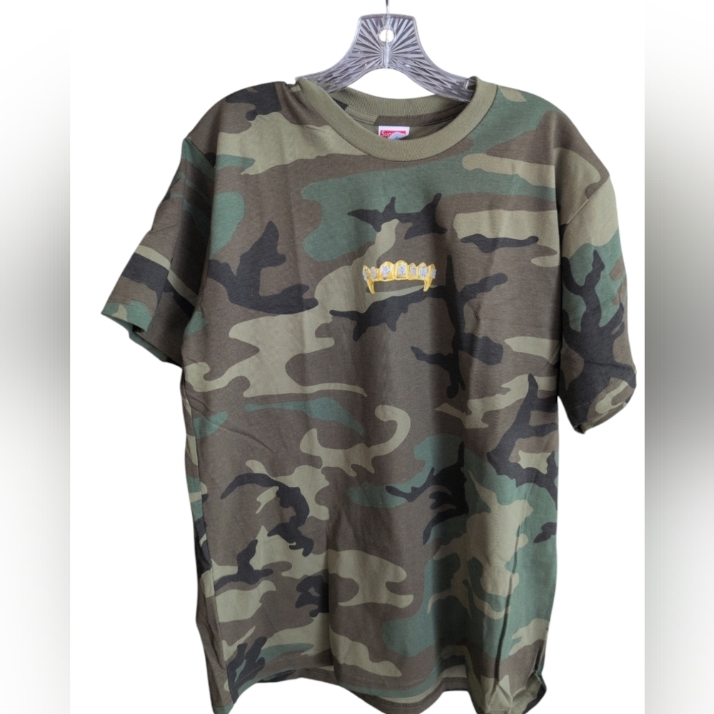 NWOT Supreme Fronts Tee 'Woodland Camo' - Picture 2 of 4